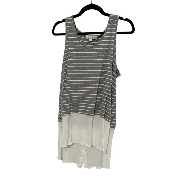 Anthropologie Tops - Anthropologie Eri + Ali Sleeveless Ribbed Knit Striped Tank - Size XL